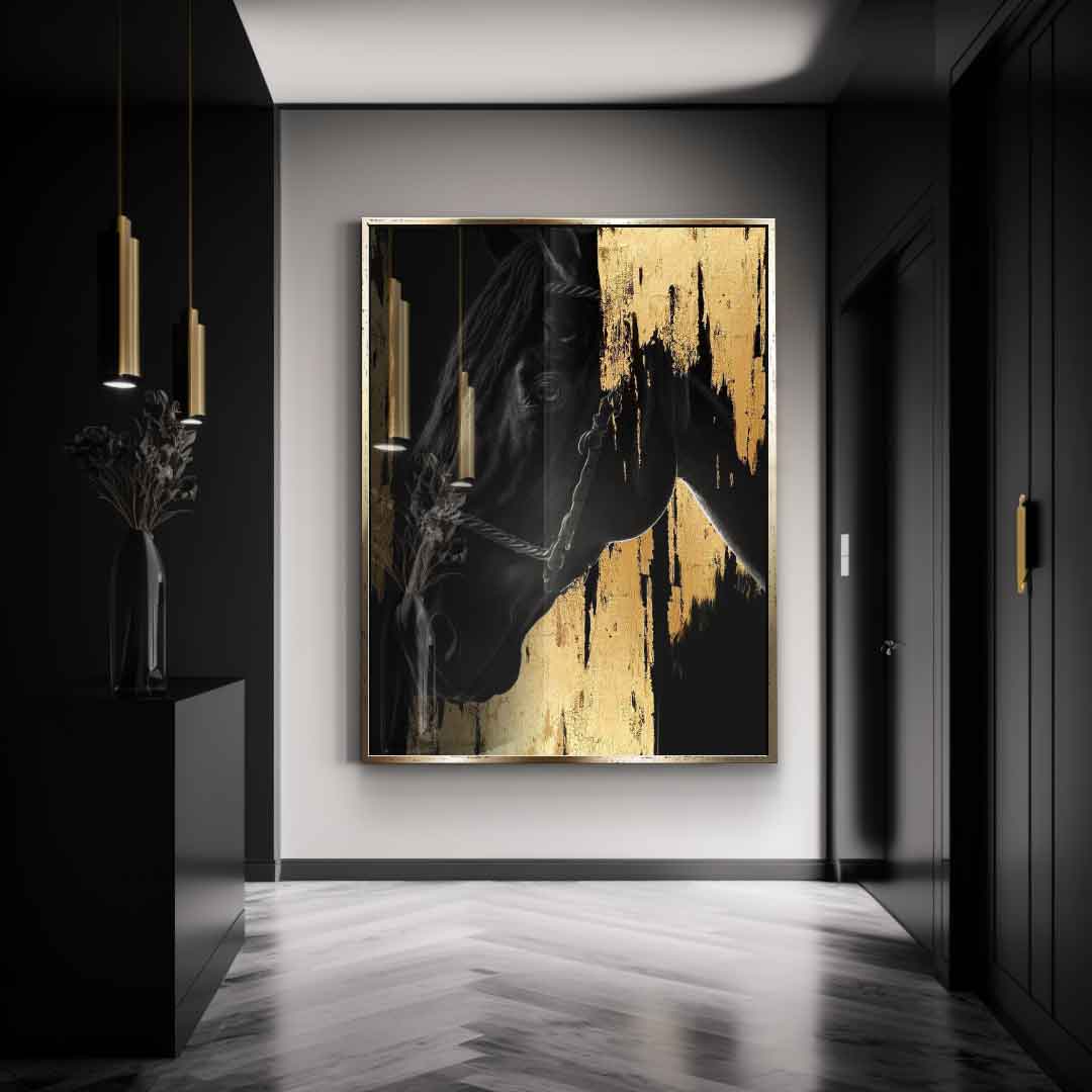 Luxury Horse - Gold Leaf