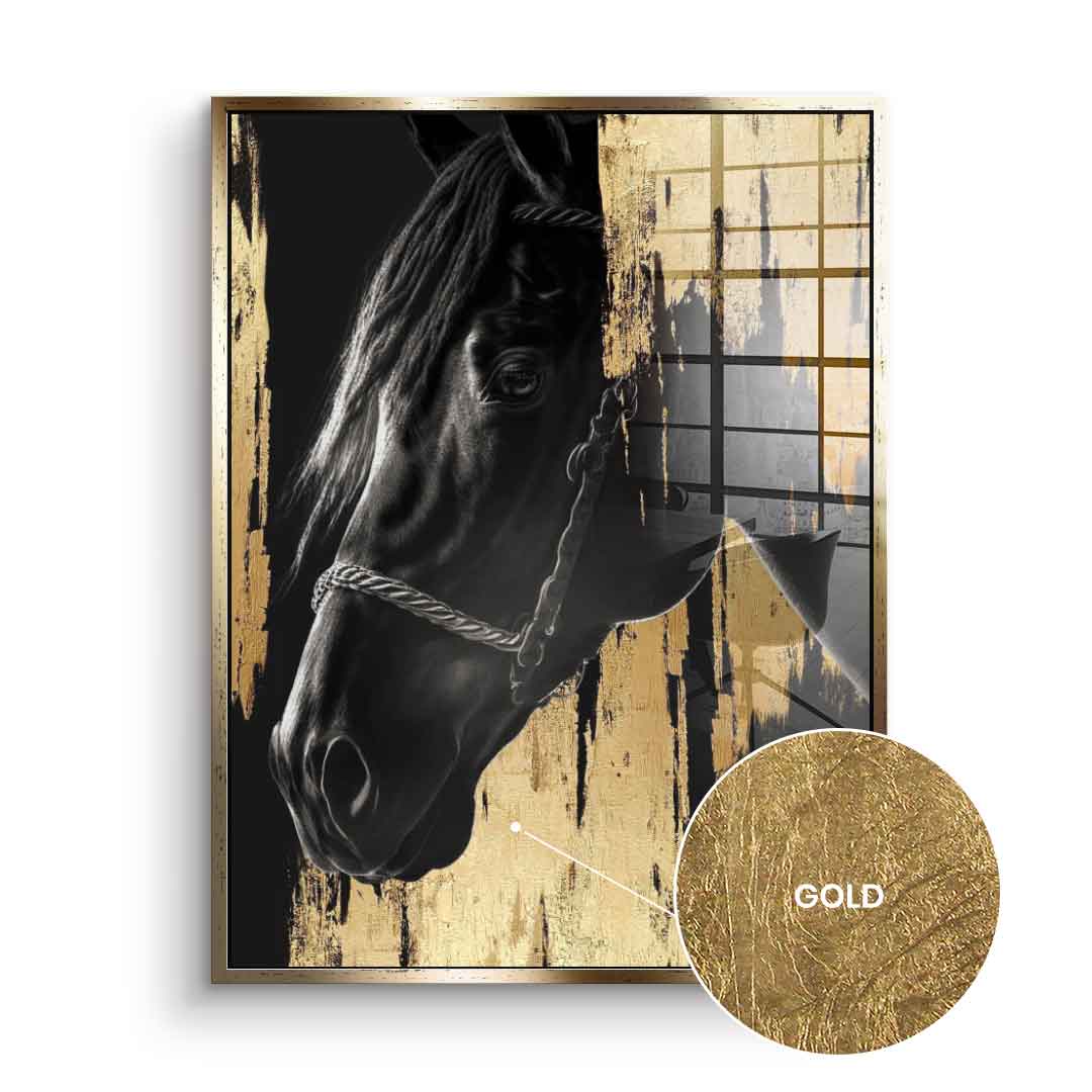 Luxury Horse - Gold Leaf