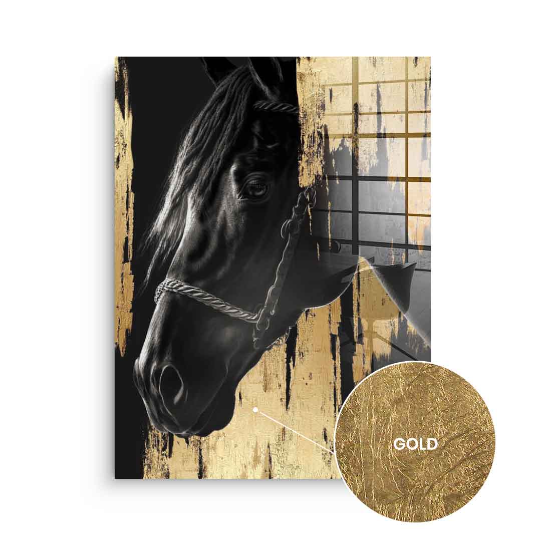 Luxury Horse - Gold Leaf