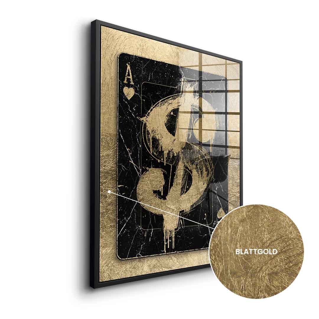 GANGSTER SIGN - Blattgold