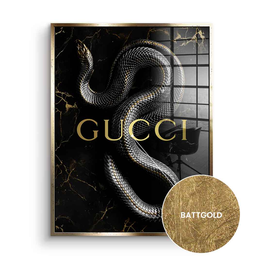 Luxury Snake - Gold Leaf