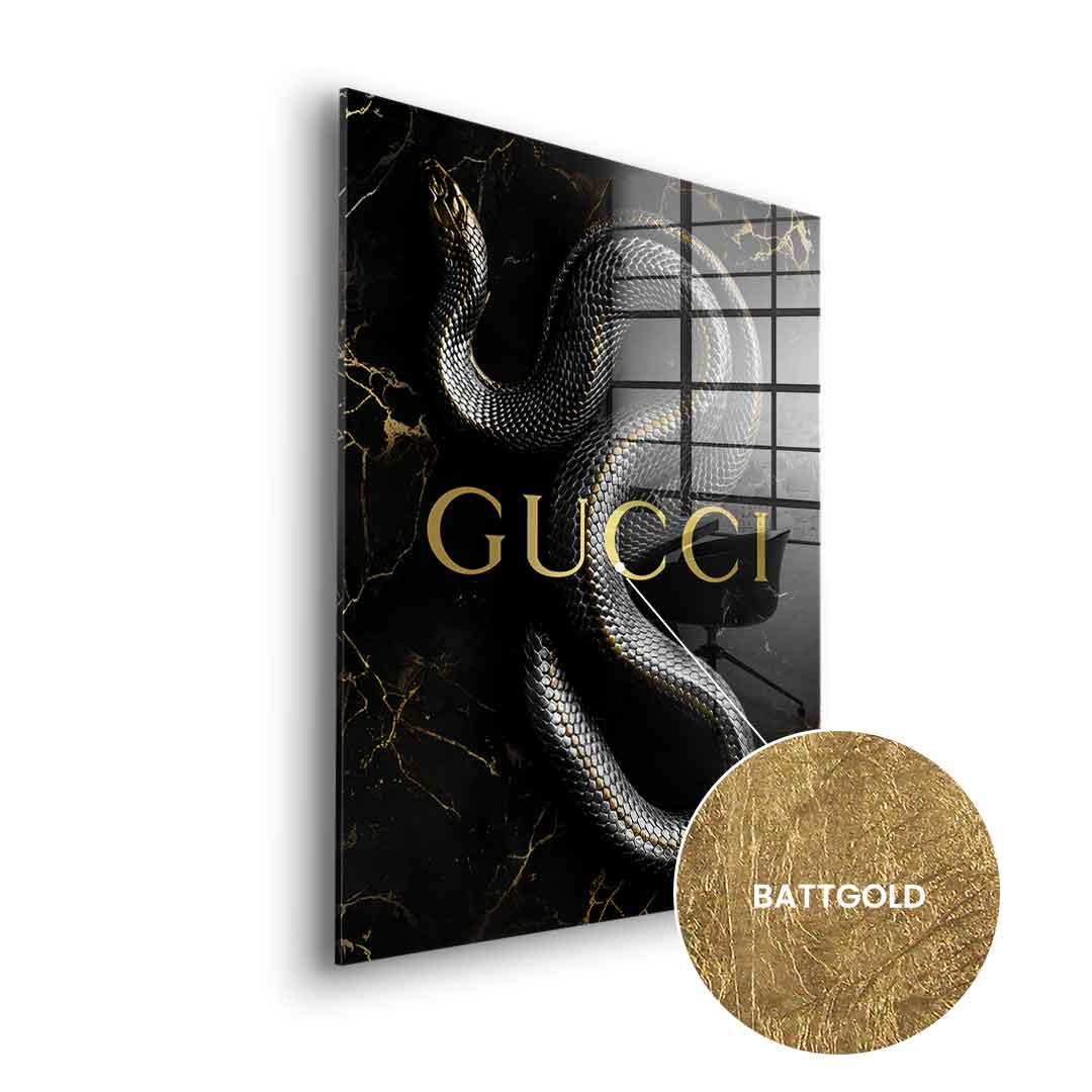 Luxury Snake - Gold Leaf