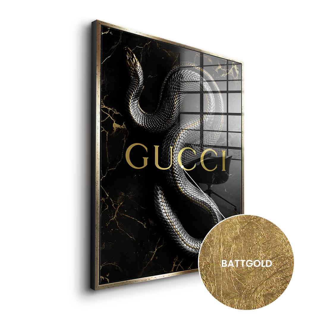 Luxury Snake - Gold Leaf