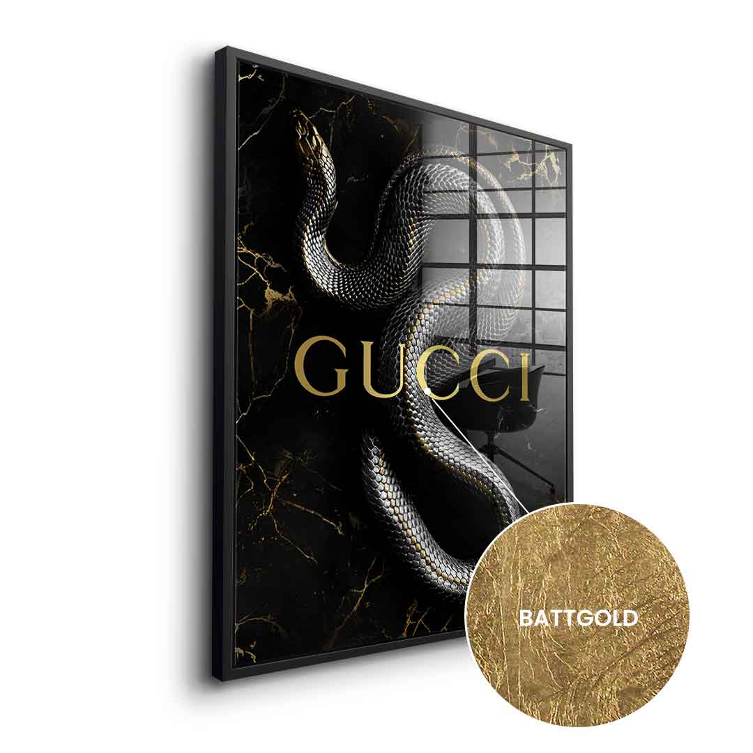 Luxury Snake - Gold Leaf