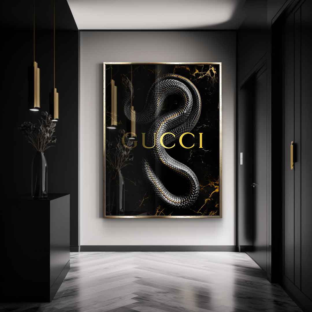 Luxury Snake - Gold Leaf
