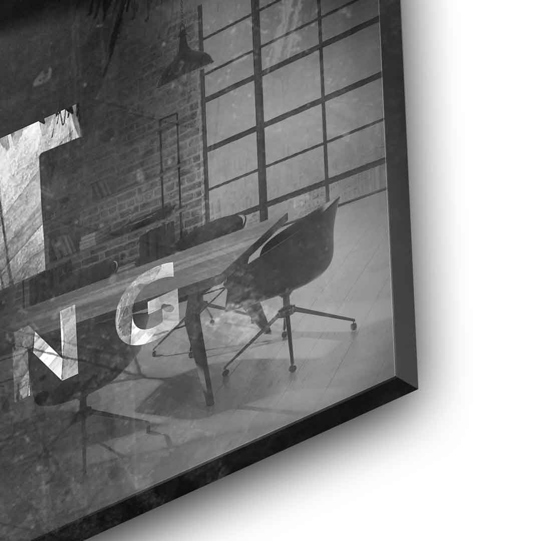 Mindset is everything #Tiger - Blattsilber