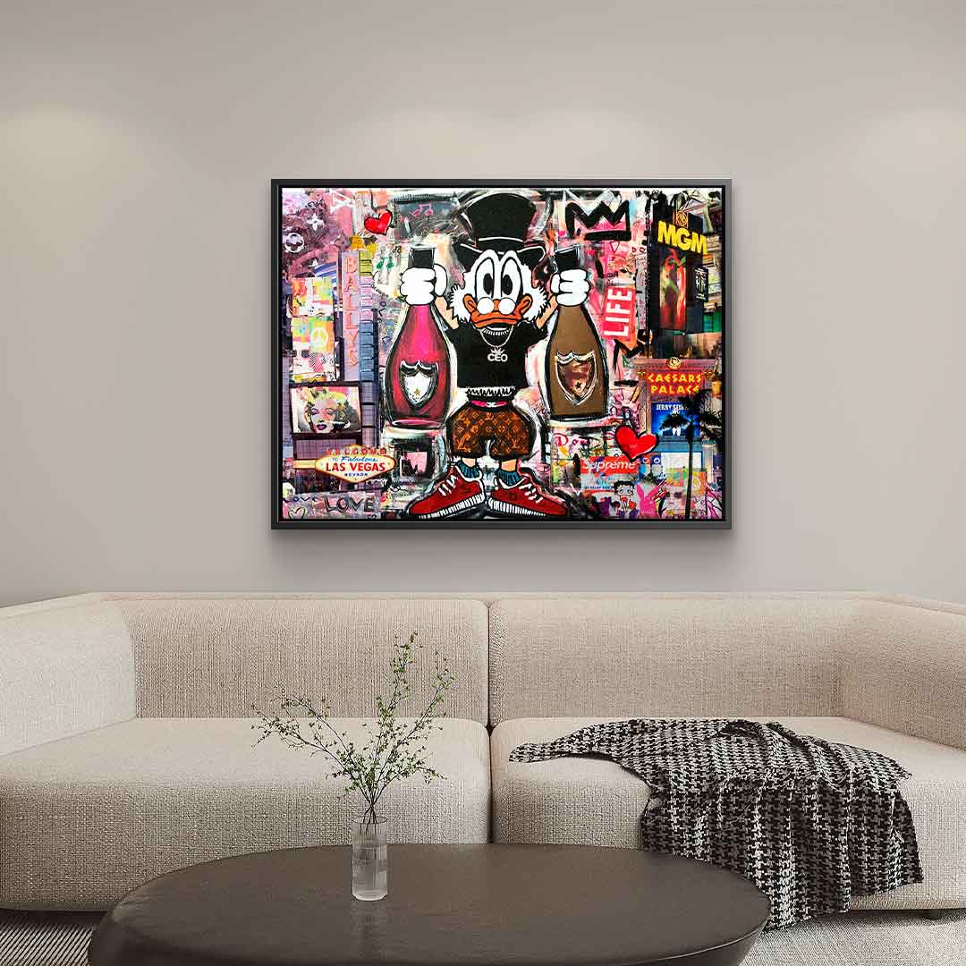 Scrooge McDuck in Las Vegas