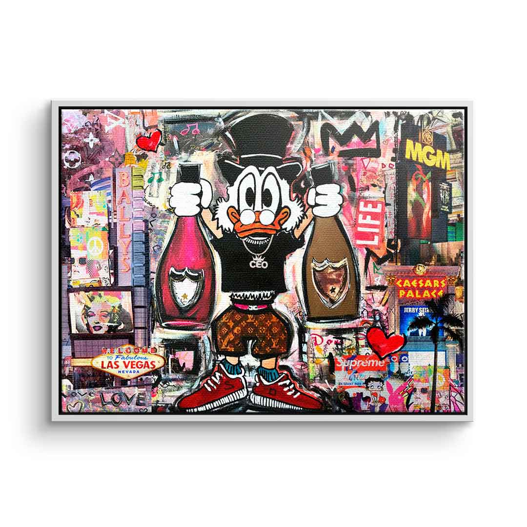 Scrooge McDuck in Las Vegas