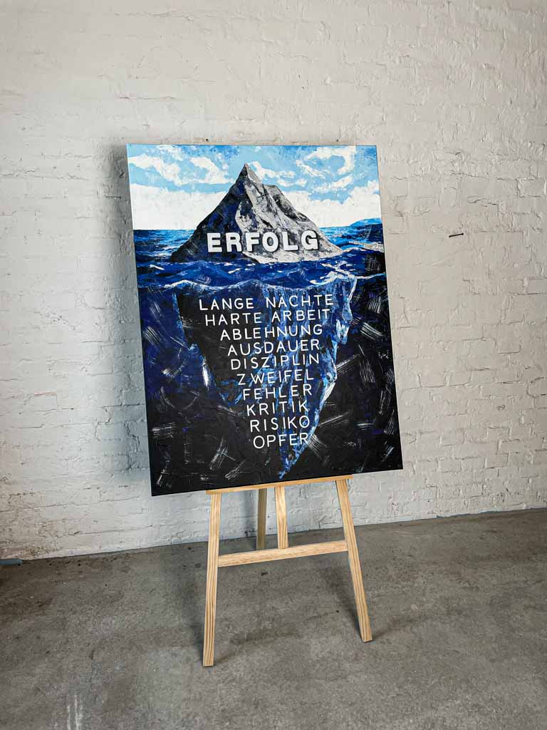 Eisberg des Erfolges | Gemälde