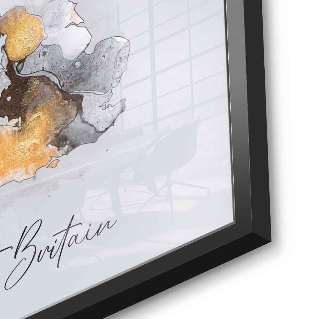 Abstract Countries - Great Britain - acrylic glass