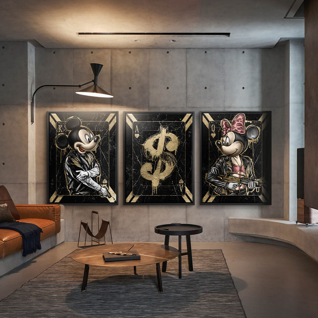 Gangster Card - Leinwand 3x