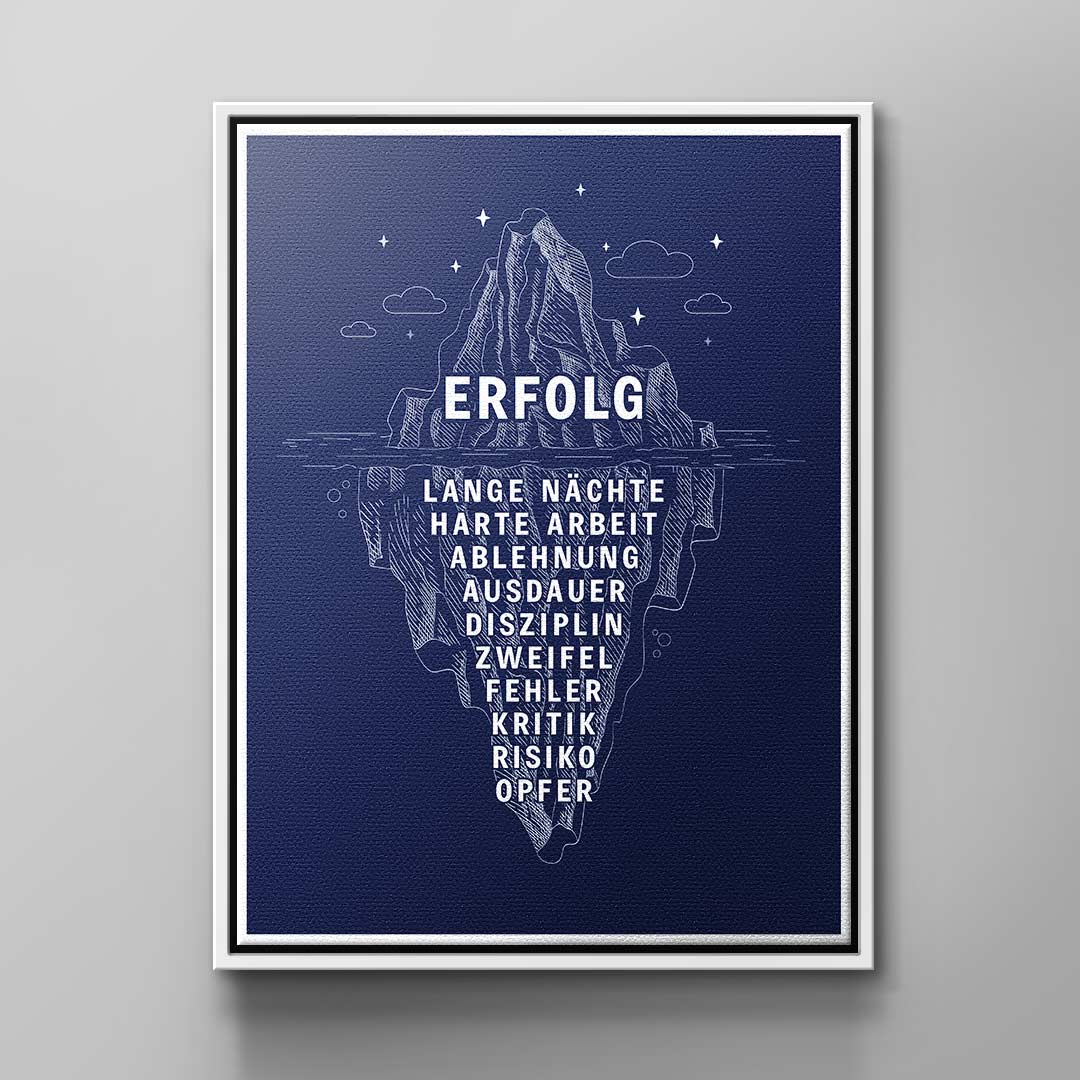 Eisberg des Erfolges #infografik