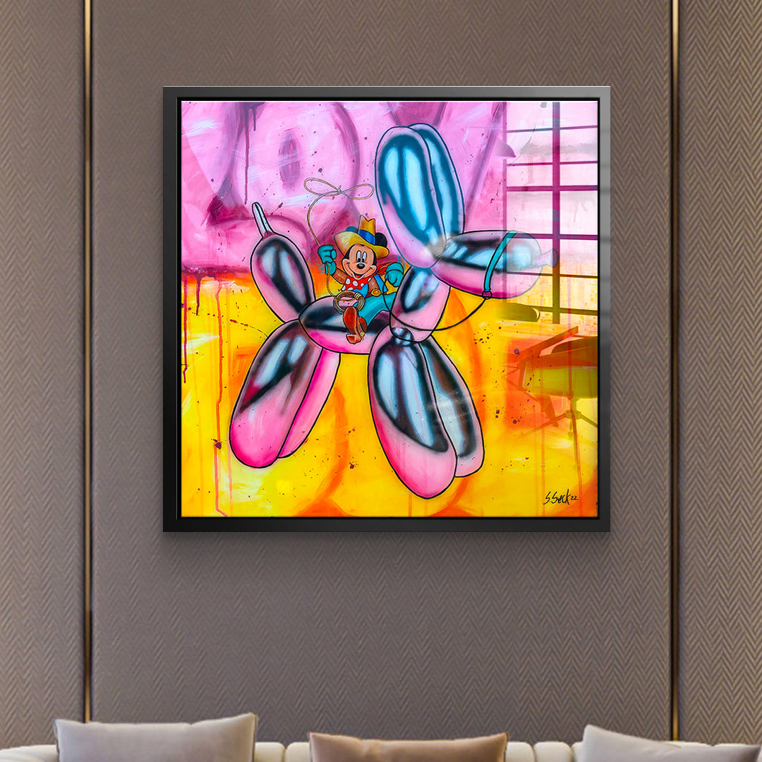 Yeeeha - Acrylic glass