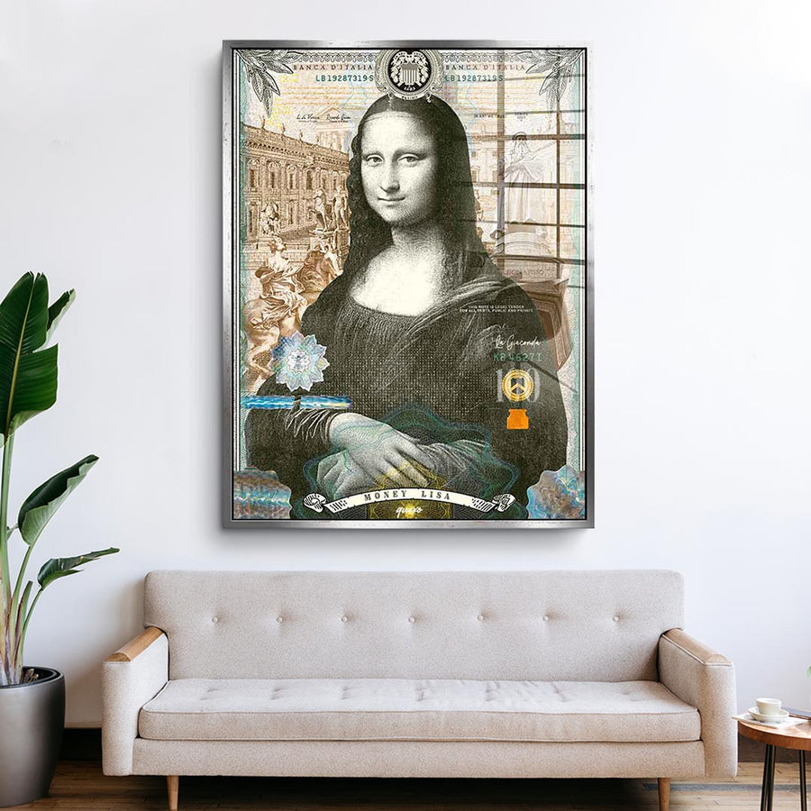 Money Lisa - Acrylglas