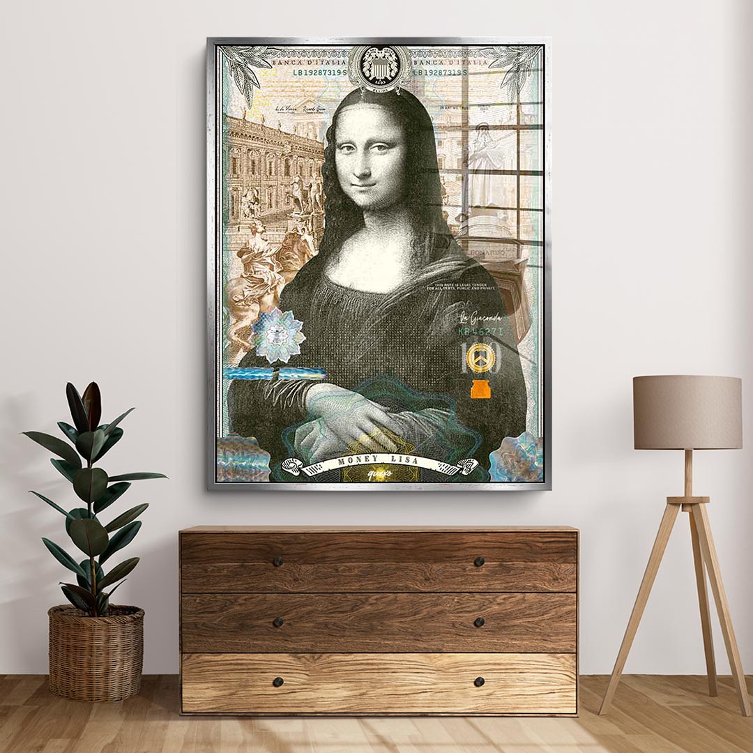 Money Lisa - Acrylglas