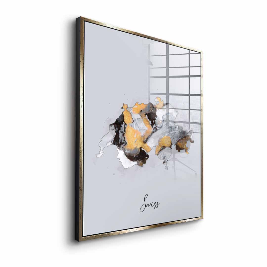 Abstract Countries - Swiss - Acrylic glass