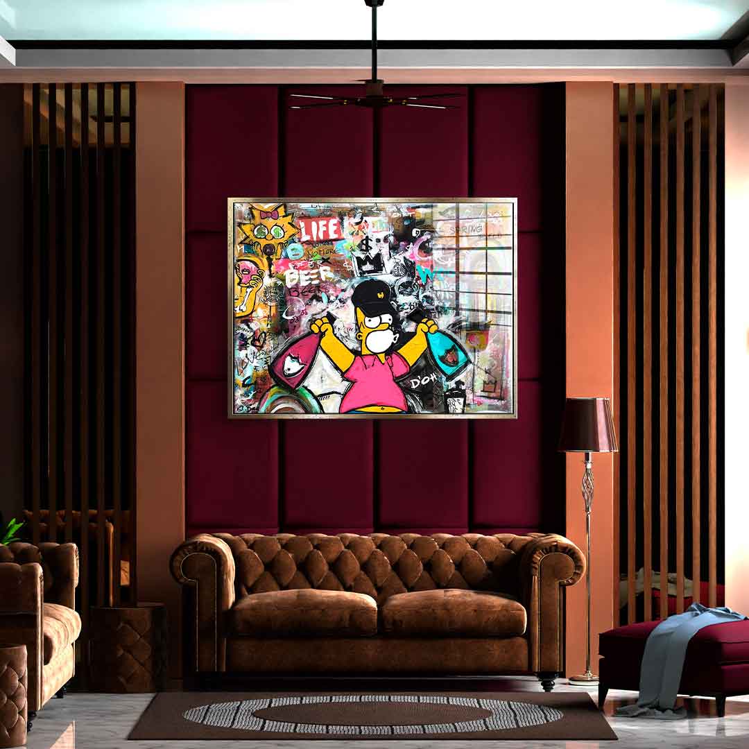 Simpson Collage - Acrylic Glass