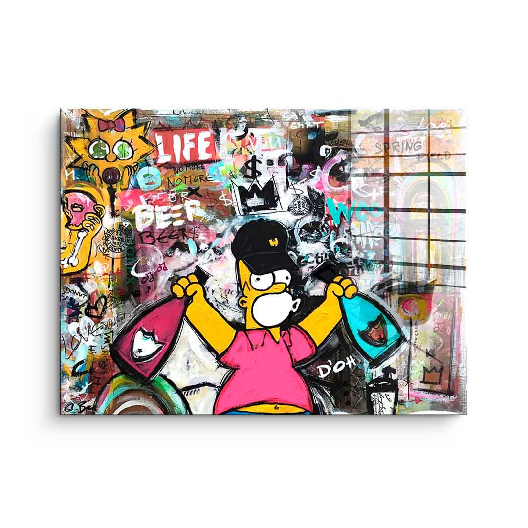 Simpson Collage - Acrylic Glass