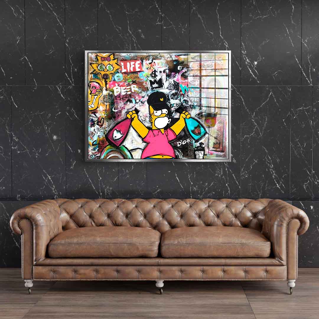 Simpson Collage - Acrylic Glass