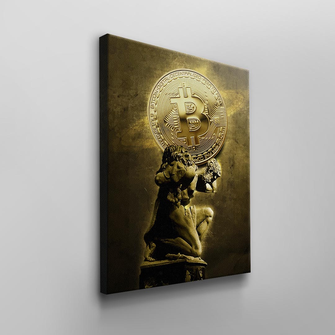 Bitcoin Statue