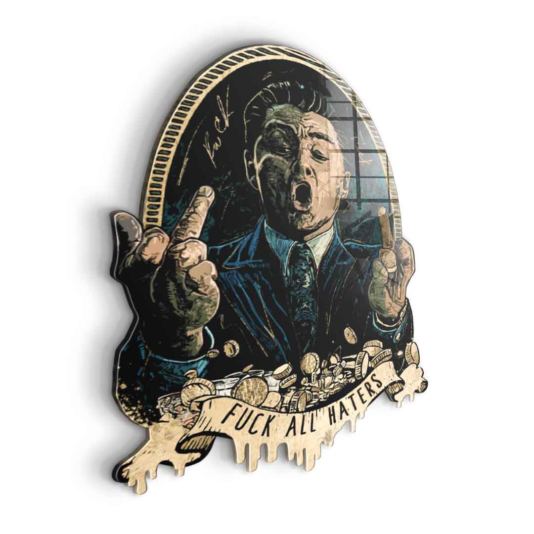 Wall sculpture Royal American Canvas - Acrylic glass