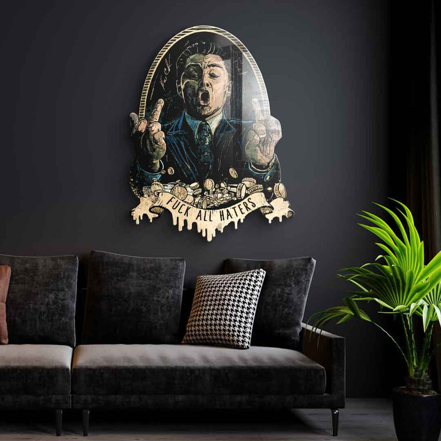 Wandskulptur Royal American Canvas - Acrylglas